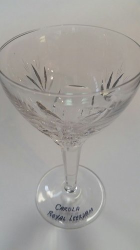 Royal Leerdam  Crystal wine  Carola  mouth blown