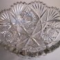 Signed Libbey American Brilliant Period  hand Cut Glass bowl ABP