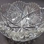 Signed Libbey American Brilliant Period  hand Cut Glass bowl ABP