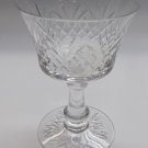 Fostoria wakefield Cut glass sherbert Made in USA  mouth blown
