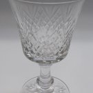 Fostoria Cut glass Goblet Made in USA mouth blown Fostoria Cut glass Goblet Made in USA mouth blown