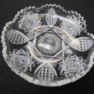 ABP cut glass ice cream dish American brilliant ABP cut glass ice cream dish American brilliant