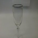 Lenox Madison flute / champagne Crystal platinum Made in USA