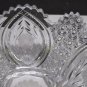 ABP cut glass oval bowl American brilliant + Floral C2