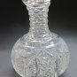 ABP Carafe American Brilliant Period hand Cut Glass flashed star
