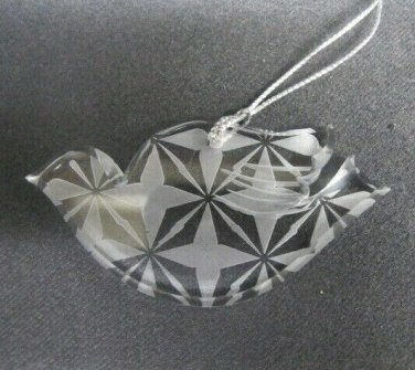 Crystal  DOVE Christmas ornament #4
