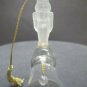 Lenox Crystal 1993 christmas mini nutcracker bell  USA mouth blown gold band