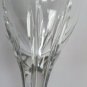 Lenox Cut glass Firelight gold rim Crystal wine Made in USA mouth blown