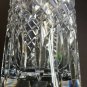 Hand Cut glass large vase hand polished 24% lead crystal custom