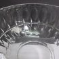 Hand cut glass salad bowl punties preowned