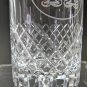 Hand Cut glass decanter hand polished 24% lead crystal custom "H"