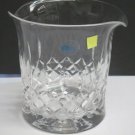 Hand cut glass ice bucket 24% lead crystal