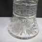 ABP cut glass vase Greek key antique