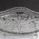 ABP cut glass ice cream tray flowers ABP cut glass ice cream tray flowers