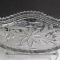 ABP cut glass ice cream tray flowers
