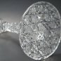 Candle stick American Brilliant Period hand Cut Glass Antique