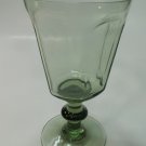 Lenox Green Antique pattern goblet lead Crystal Made in USA