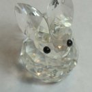 Swarovski mini rabbit crystal signed
