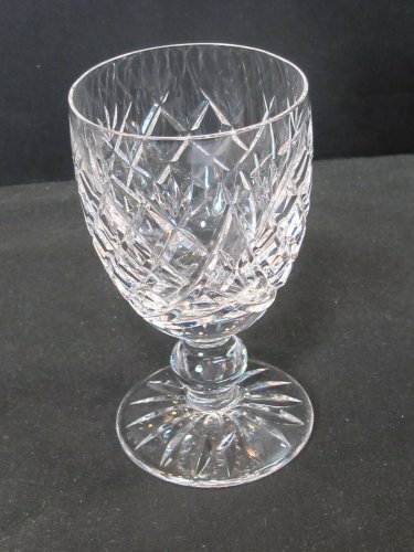 Signed Waterford crystal Donegal claret glass