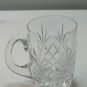 Lenox HAND Cut glass Charleston Crystal fathers day mug Made in USA