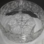 American Brilliant Period Hand Cut Glass 12.5" bowl Antique