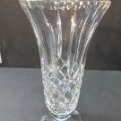 Hand cut crystal vase 629