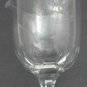 pouring glass goblet VINCIT VERITAS TRUTH CONQUERS COPPER WHEEL ENGRAVE