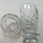 Hand Cut 24% lead crystal candy jar with lid