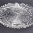 Hand Cut 24% lead crystal  large tray signed O'Rourke