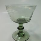 Lenox Green Antique pattern dessert glass lead Crystal Made in USA Lenox Green Antique pattern dessert glass lead Crystal Made in USA