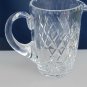 Signed Webb crystal Cut Glass pitcher