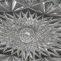 ABP American Brilliant Period Cut Glass Rectangle tray Antique 16" blown blank