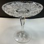 American Brilliant Period Cut Glass compote, Antique tgc