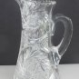 American Brilliant Period Cut Glass pitcher Antique ABP