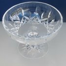 Signed Waterford Hand Cut glass compote Lismore Irish Crystal