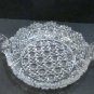 American Brilliant Period hand Cut Glass Harvard 2 handled dish