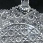 American Brilliant Period hand Cut Glass Harvard 2 handled dish