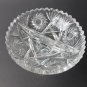 American Brilliant Period Cut Glass compote, divided Antique