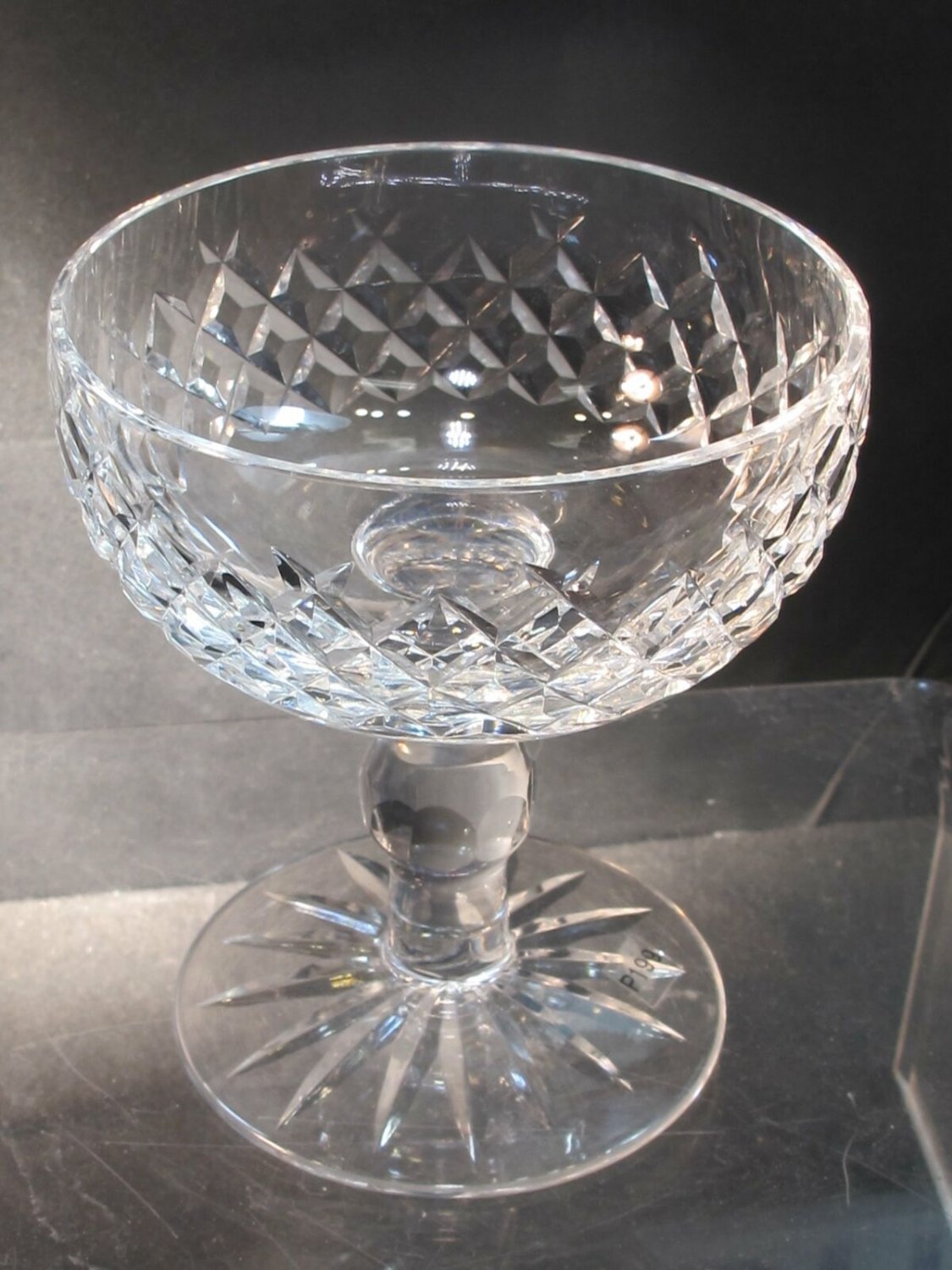 Alana Signed Waterford CUT GLASS dessert crystal Ireland