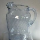 indiana blue serene glass pitcher indiana blue serene glass pitcher