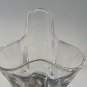 Crimped GLASS VASE 3 valleys