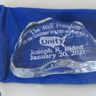 Biden 46th Unity Limited edition CRYSTAL PAPERWEIGHT made in USA