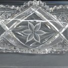 ABP Crystal Cut Glass oval dish
