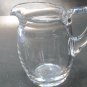 Crystal pitcher Ground and polished base