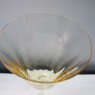 Georgian Morgantown yellow goblet Made in USA
