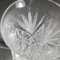 Champagne American Brilliant Period hand Cut Glass blown