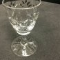 Webb Corbett Prince Charles Hand cut glass wine glass England