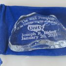 Biden Limited edition Unity paperweight iceberg 46th President 24% lead crystal