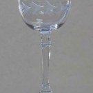 4 Fostoria Tall champagne glass Holly pattern Hand cut Crystal