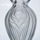 Lalique signed glass Pavie vase
